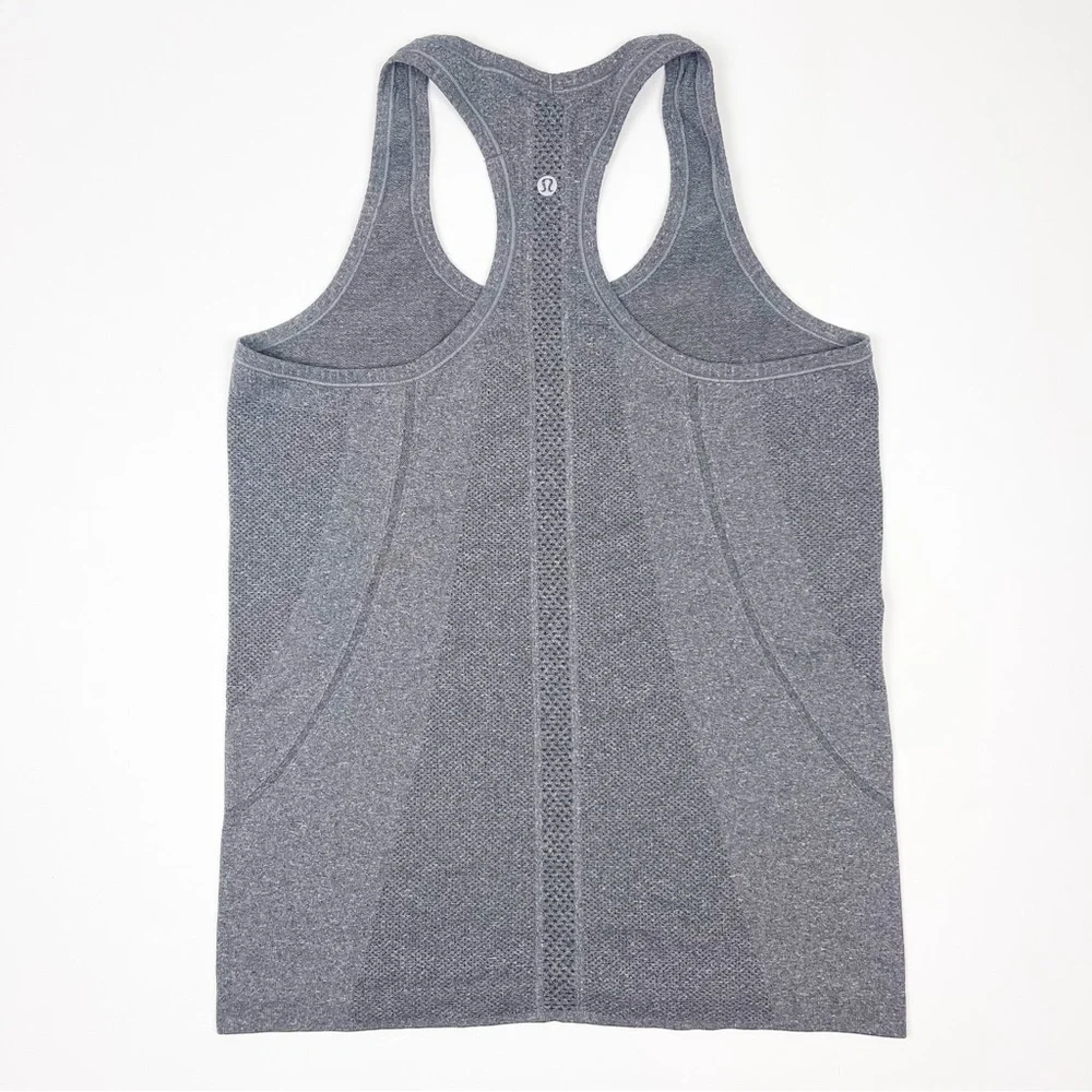 Lululemon Dark Heather Gray Swiftly Tech Tank 8 - Picture 2 of 3